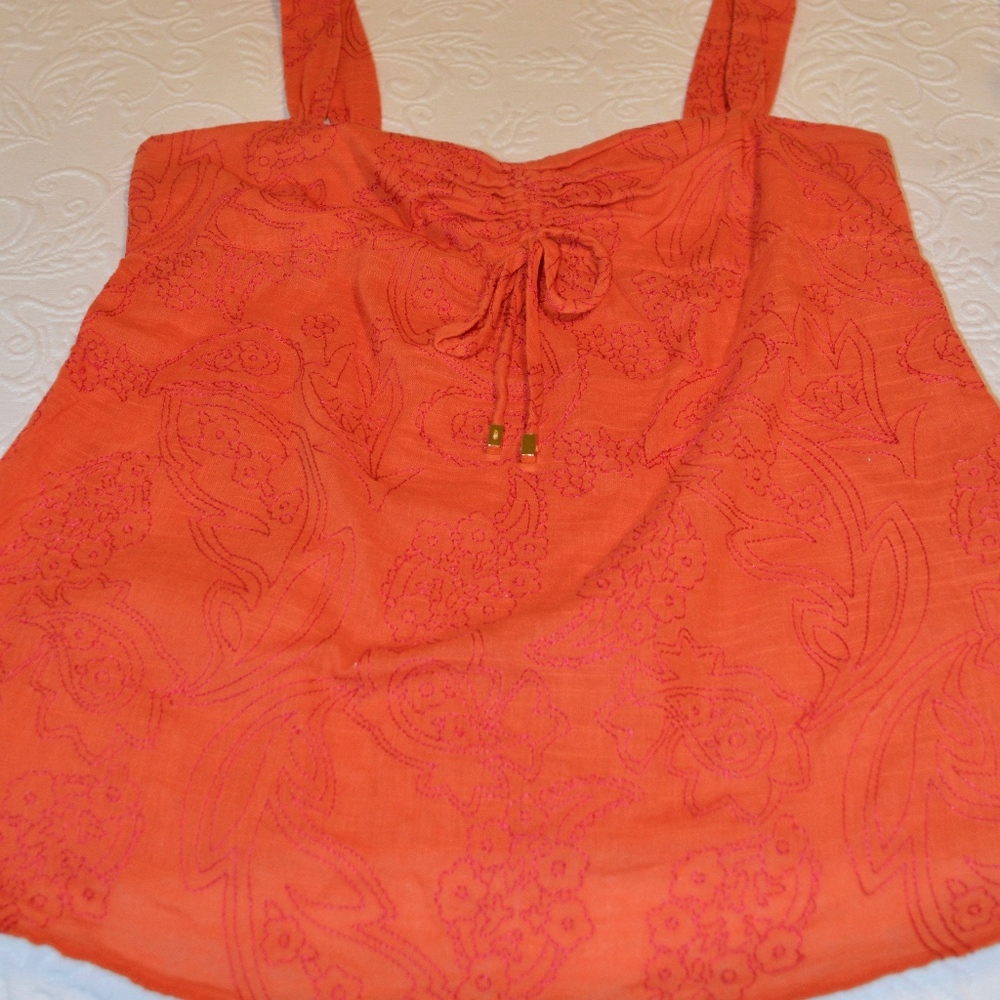 Lilly Pulitzer Summer Top in Orange